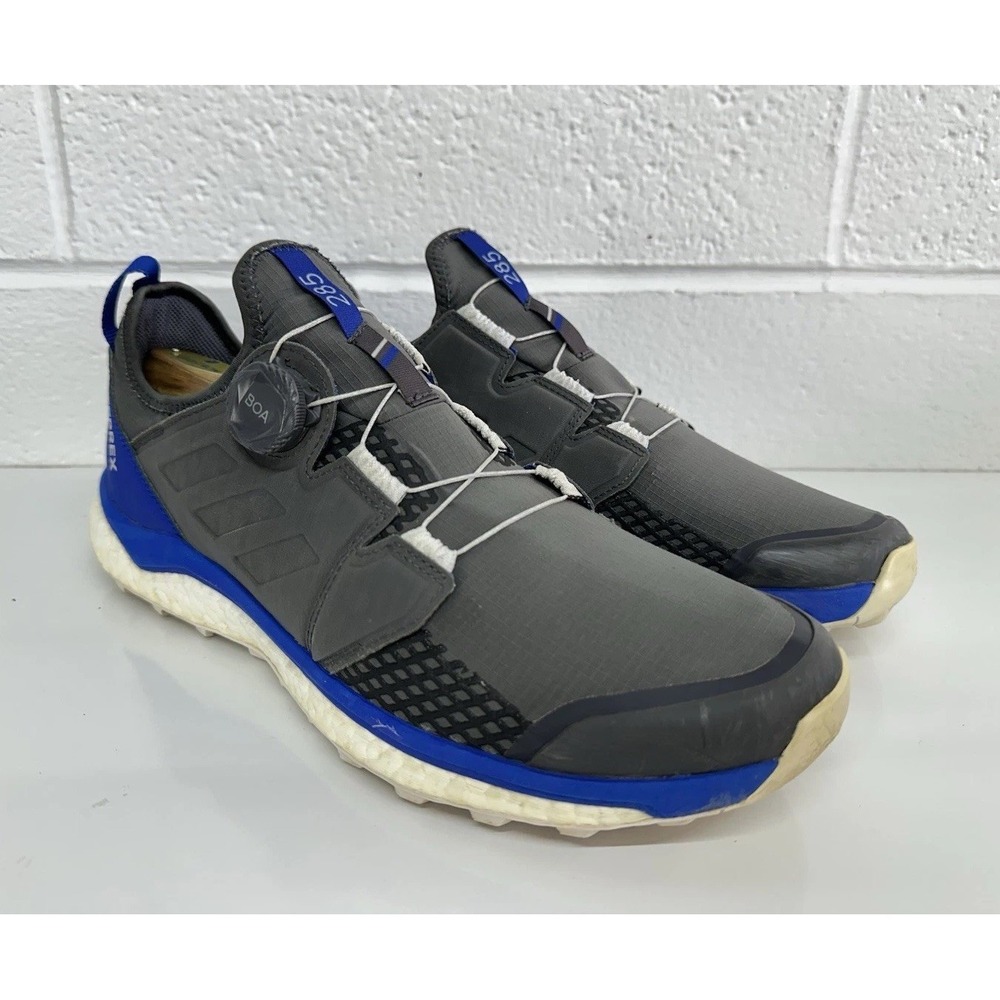 adidas SOLARMOTION BOA GV9390 Lucid Blue White/Gray Spikeless Golf Shoes / Sz 11